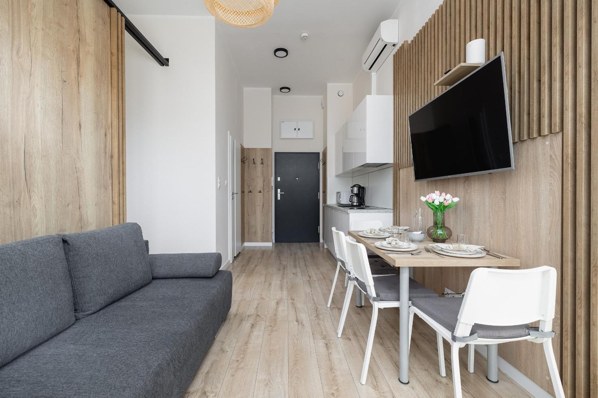 Modern Studio With Terrace And Parking In Swinoujscie By Noclegi Renters Luaran gambar